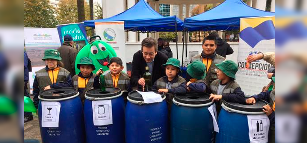 Día Internacional de reciclaje, lanzamiento recolección domiciliaria VIII región Cristoro