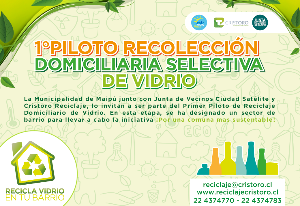Inicio proyecto piloto Recicla Vidrio en tu Barrio
